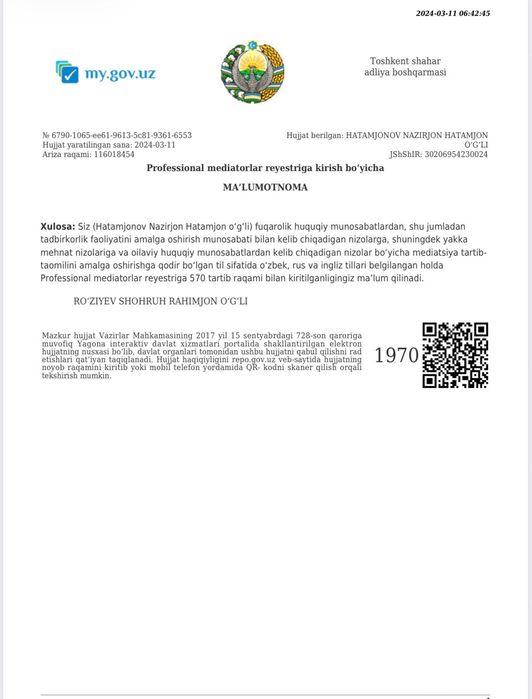 Профессионал Медиатор