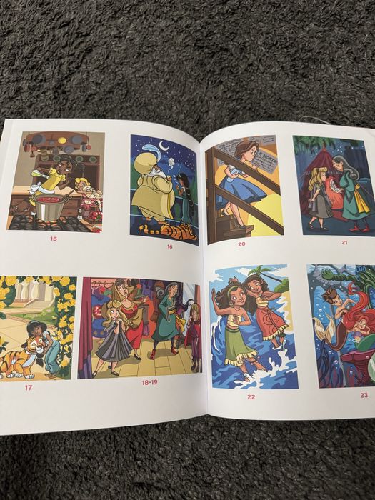 Раскраски по номерам Disney от Hachette