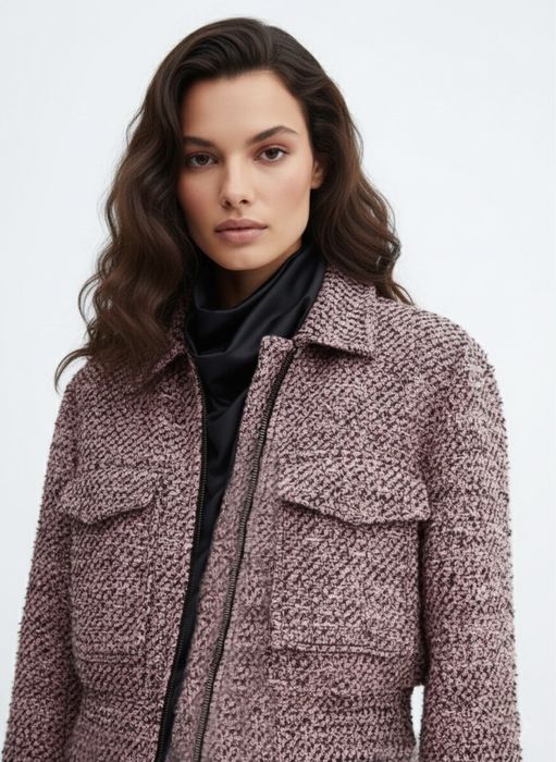 Mango дамско  яке от туид УНИКАЛНО