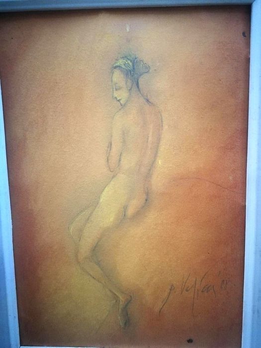 tablou Petre Velicu 1988 (colecția Dinculescu)