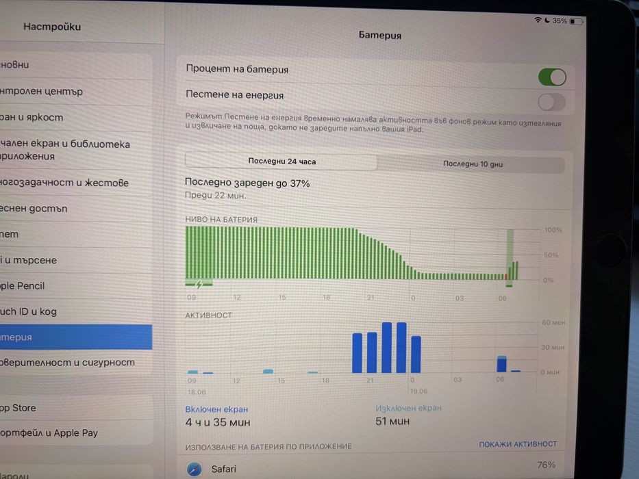 Като нов Apple iPad Pro 10.5” 256GB Wi-Fi + Cellular (SIM карта)