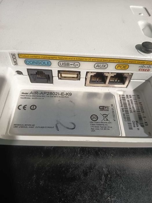 Access Point Cisco AIR-AP2802I-E-K9