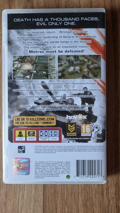 PSP Killzone Liberation ПСП игра