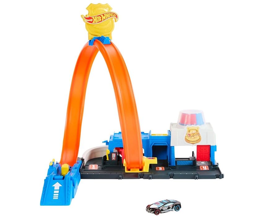 Hot Wheels City - Комплект полицейски участък