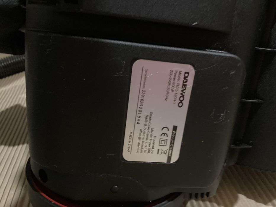 Aspirator Daewoo fara sac RCC-120R