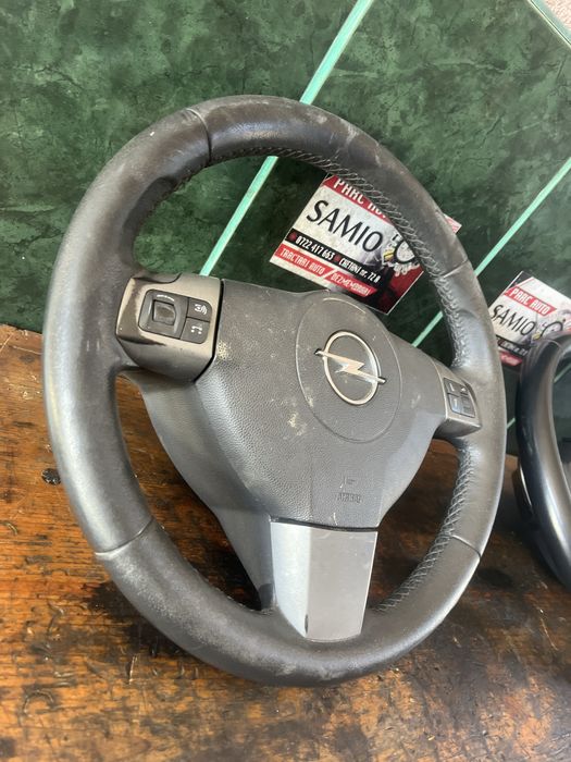 Volan opel astra h piele comnezi volan