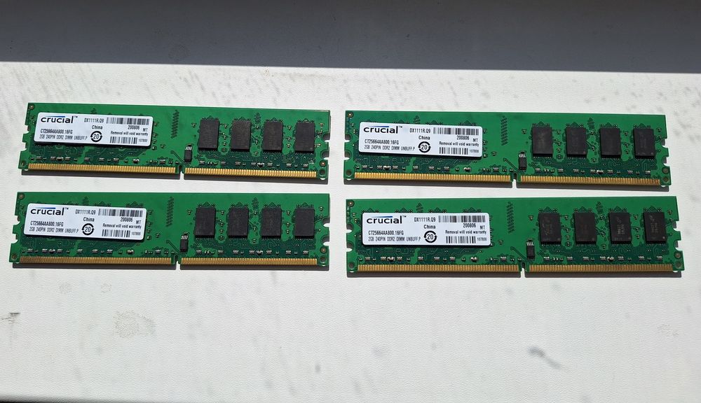 Оперативная память 2Gb DDR2, DDR3