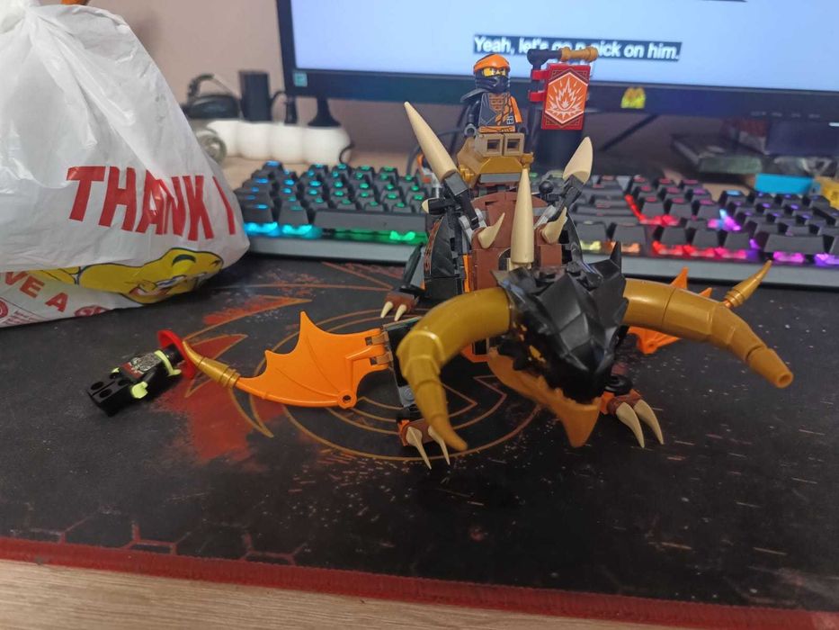 Lego Ninjago Dragonul Evo a lui Cole, 71782