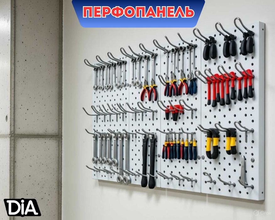 Стеллажи перфорированный, сборная панель, железная панель, перфорация