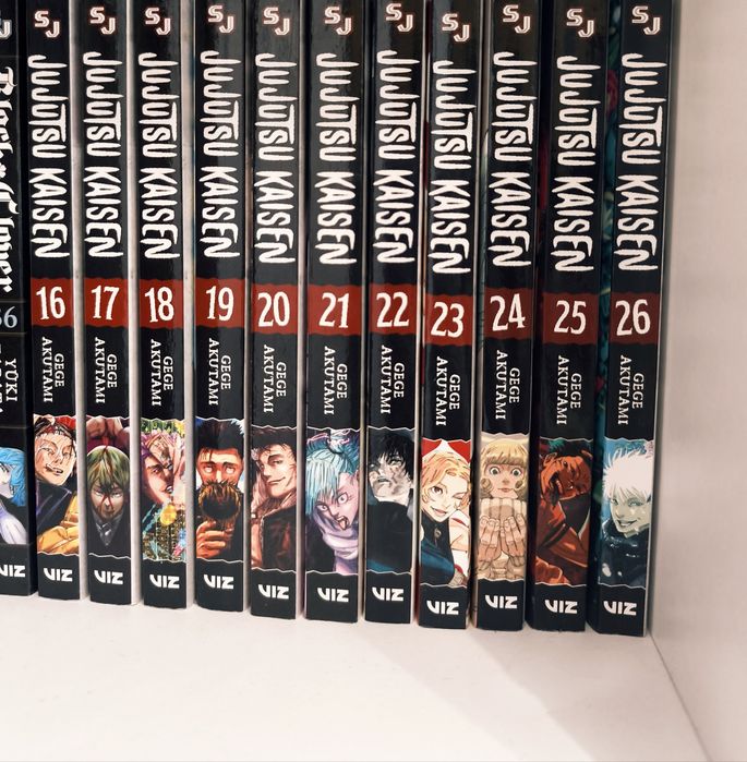 Jujutsu Kaisen манга 16-30 volumes