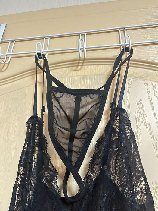 Секси черна нощница