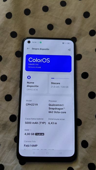 Oppo a74 de vanzare