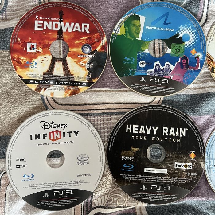 Диски для приставки PS3 Цены в описании