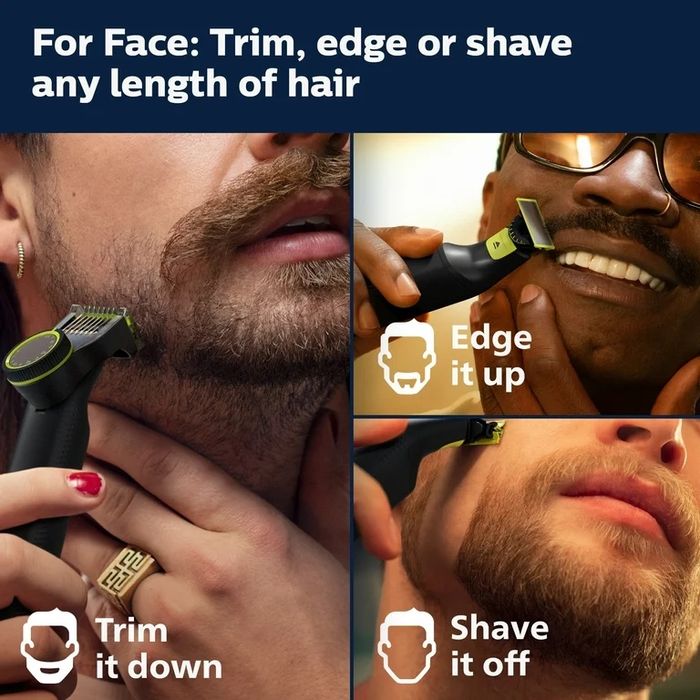 Триммер Philips OneBlade Pro 360 Blade QP6531/70 Триммер для Лица