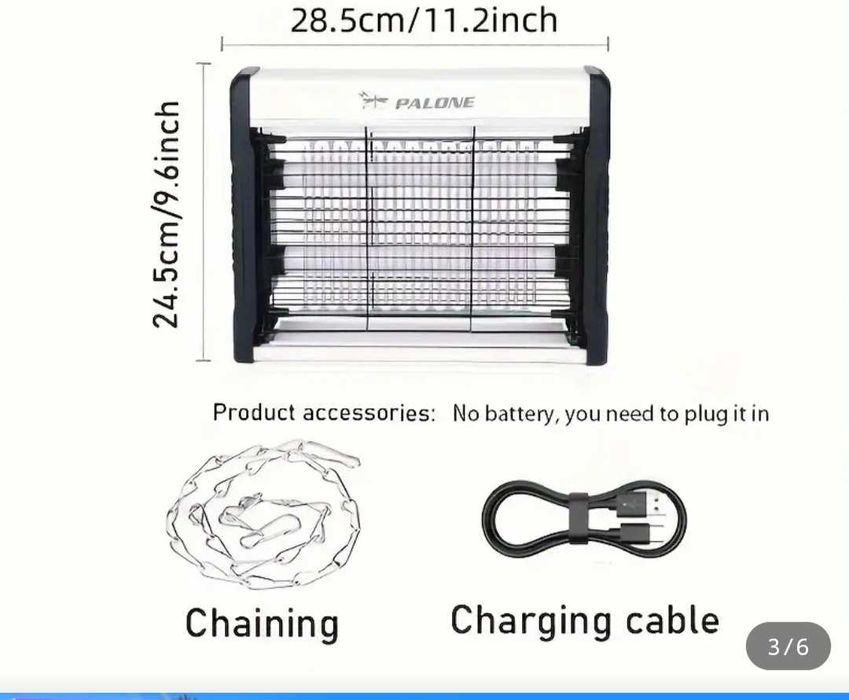 Лампа против комари,мухи и насекоми