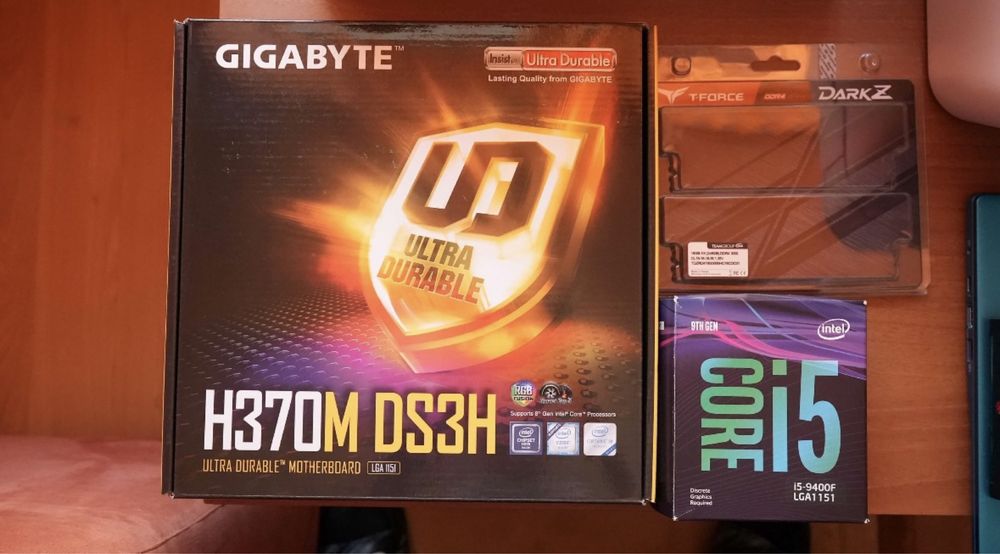 I5 9400, h370m, 16GB RAM - комплект процесор, дъно, рам