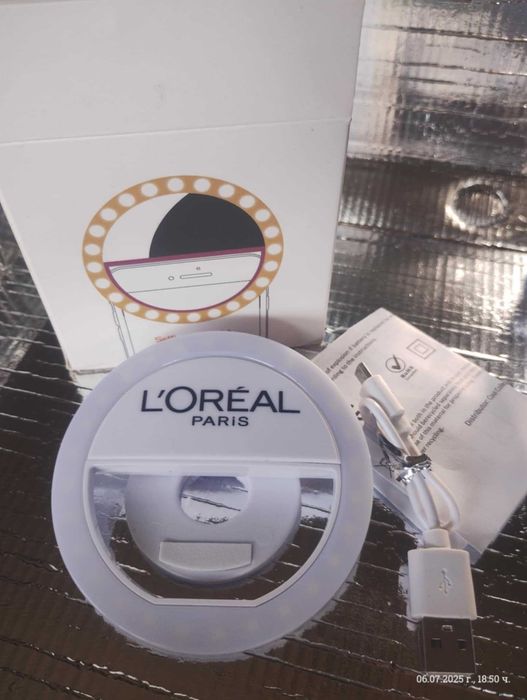 selfie LED Light лампа за телефон