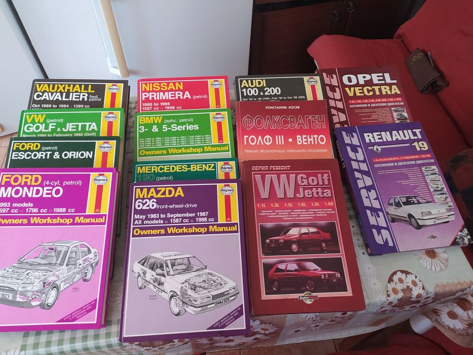 Техническа автомобилна литера каталози за ремонт и обслужване