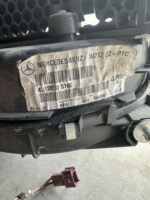 Grup caldura aeroterma sub bord Mercedes w204 w205  w207 w212 w213 C  E class europa volan stanga motorase reglaj automate climatronic calorifer ac