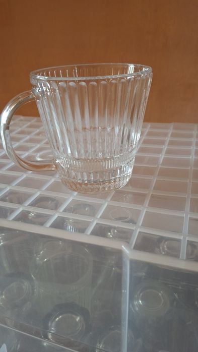 Чашка стеклянная