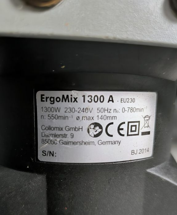 COLLOMIX ERGOMIX 1300a строителен миксер