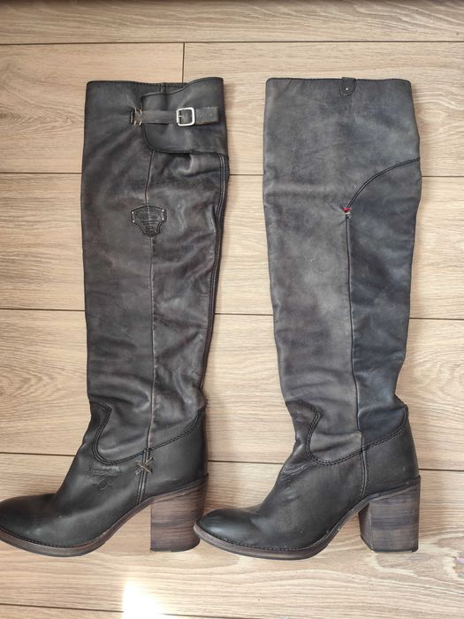 Кожени ботуши Tommy Hilfiger