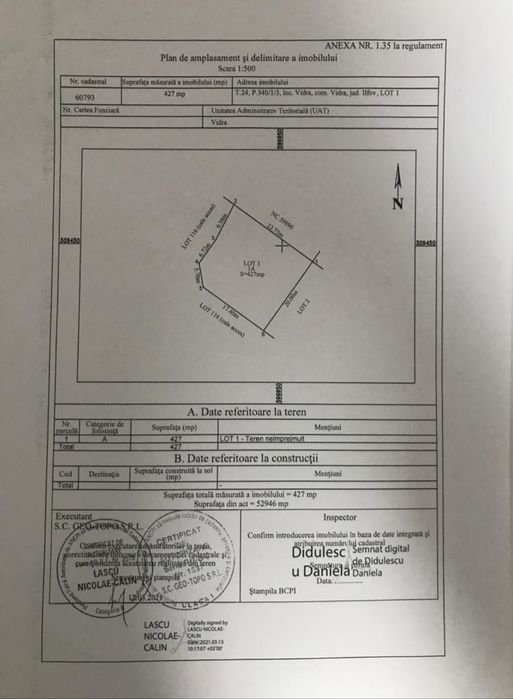 Teren langa LAC Berceni - Vidra