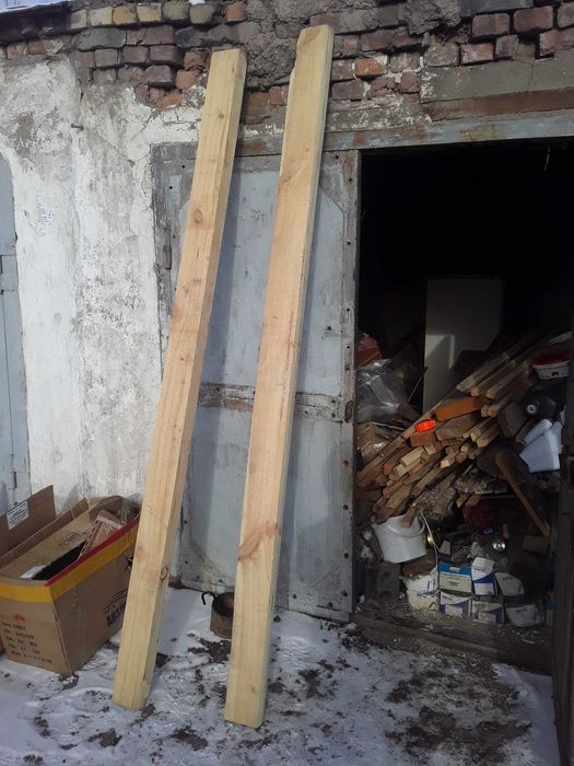 Деревянные столбы 130х60х2400