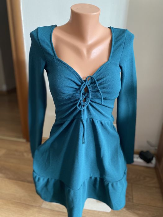 Дамска зелена рокля