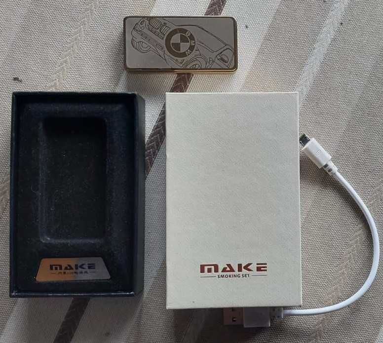 Луксозна електронна запалка с USB зареждане BMW