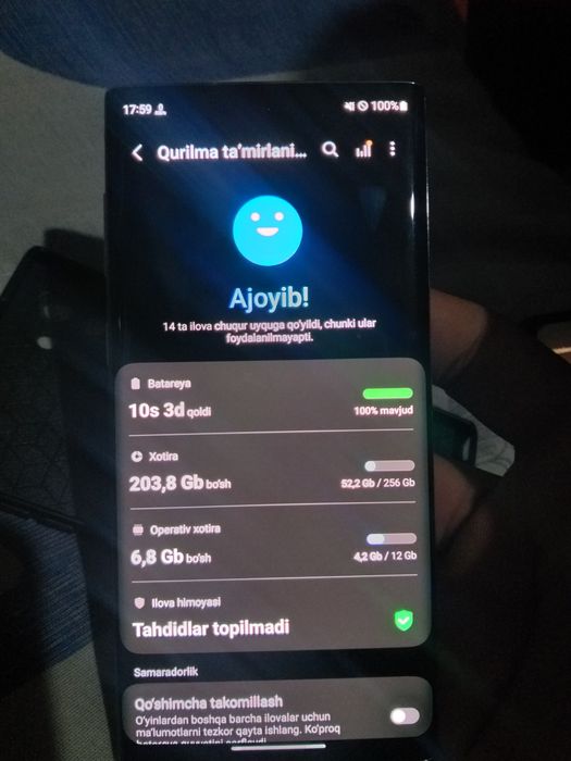 Samsung galaxy note 10 5g 12/256gb ideal