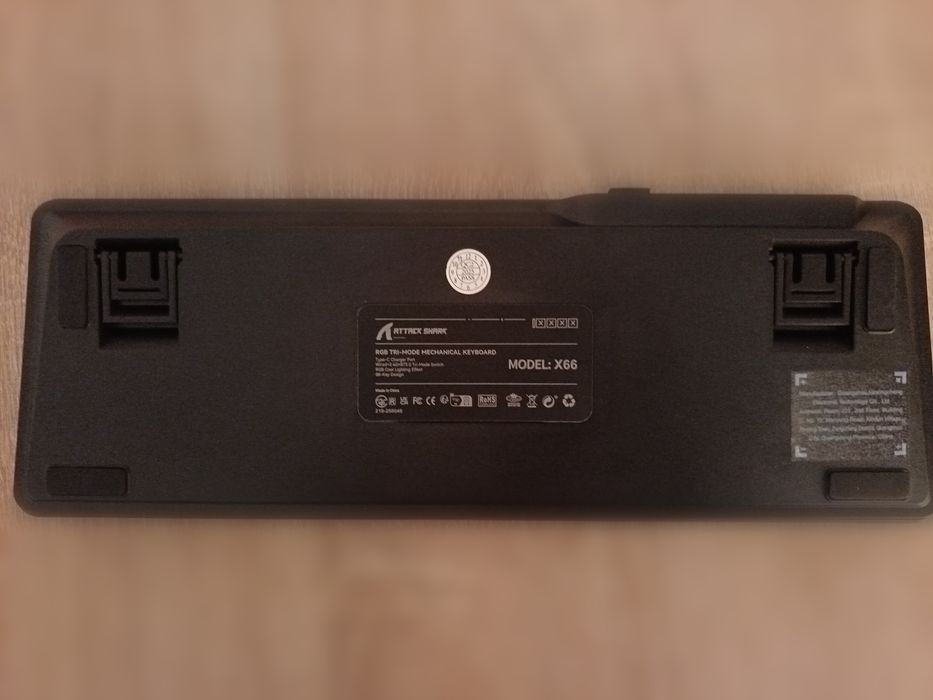 ATTACK SHARK X66 Original | Bluetooth/2.4G/Wired | Полный комплект