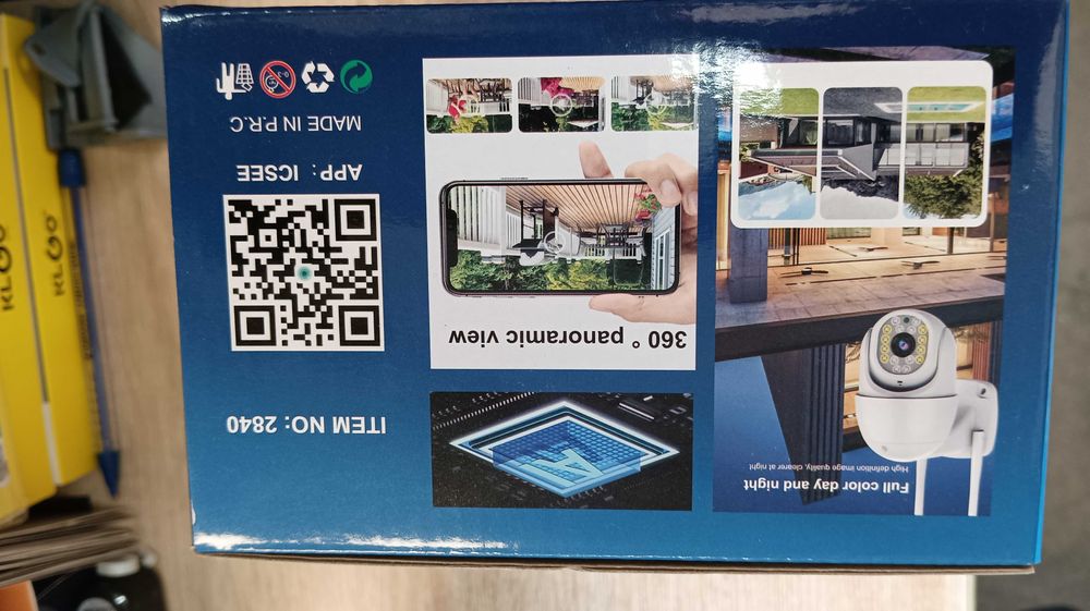 WiFi IP камера 6MP iCSee нощно виждане цена при поръчка 2бр или повече