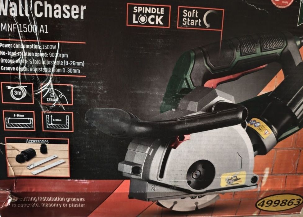 Mașina de făcut caneluri Freza de canelat Parkside