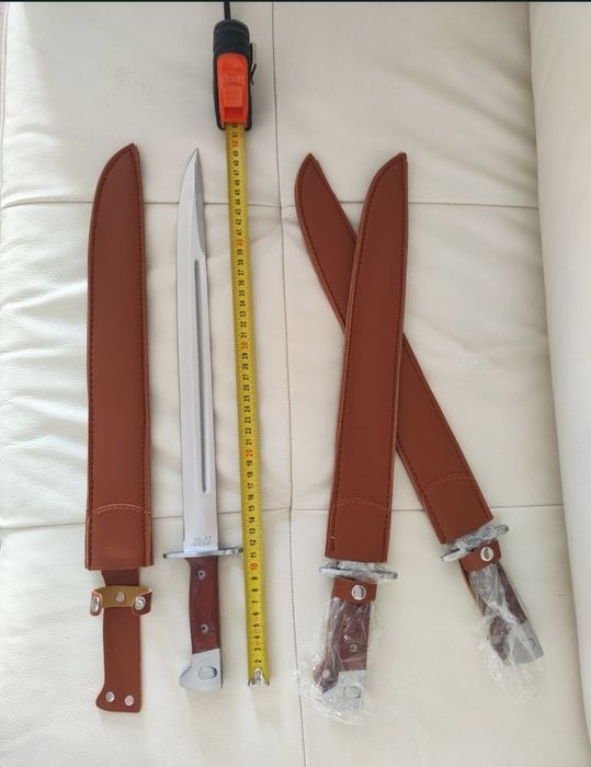 Baioneta Vanatoare cutit 50cm + Teaca Piele