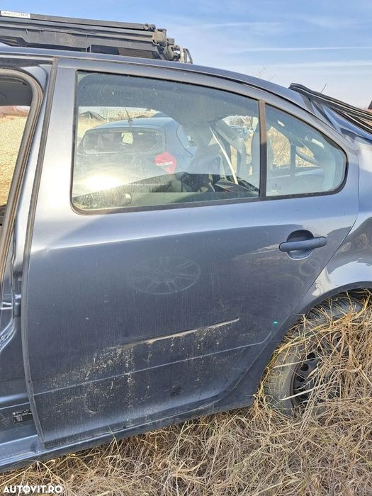 Usa stanga spate Completa originala fara rugina Skoda Octavia 2 non facelift gri