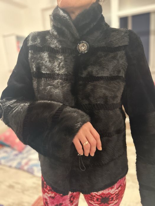 шуба стойка воротник