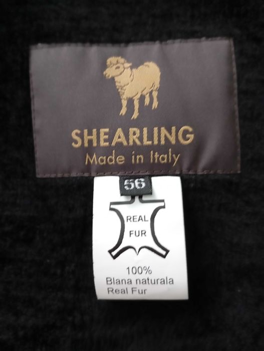 Geaca tip cojoc Shearling original Made in Italy noua