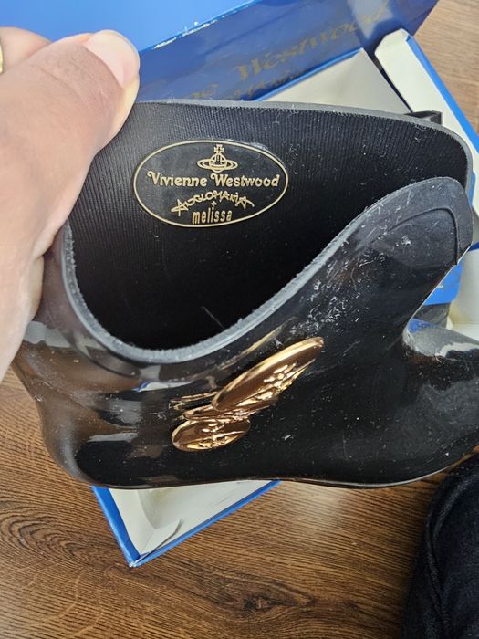 Cizme de ploaie Vivienne Westwood Anglomania + Melissa