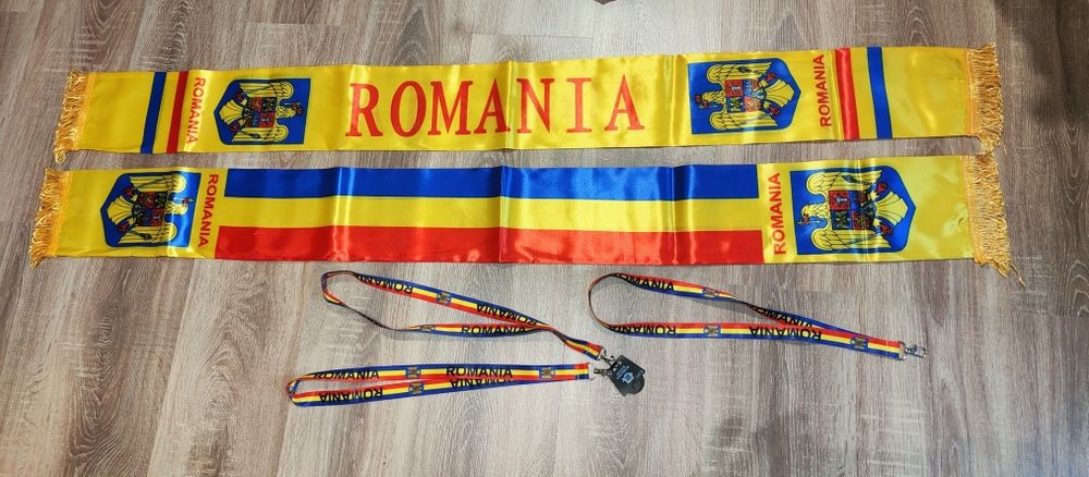 Eșarfă Romania + Șnur Romania