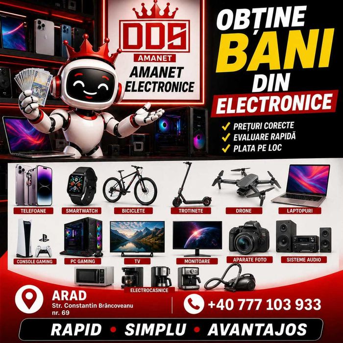Servicii amanetare electronice ARAD DDS AMANET