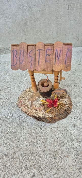 Obiect autentic decorativ din lemn