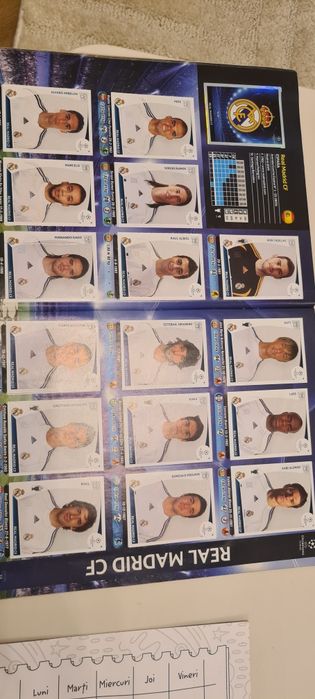 Album Panini complet Champions Leaque 2009/2010,cu Unirea Urziceni