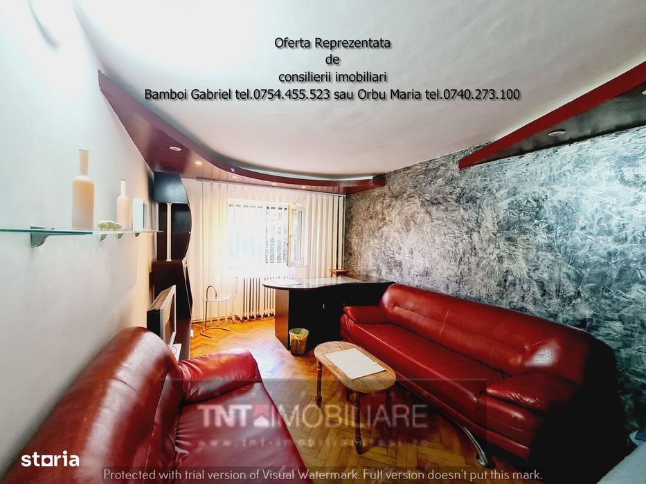 Apartament 3 camere decomandate –Central (Tg. Cucu - Podu de Fier)