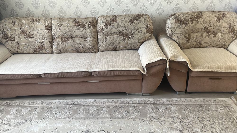Диван и кресло раскладные