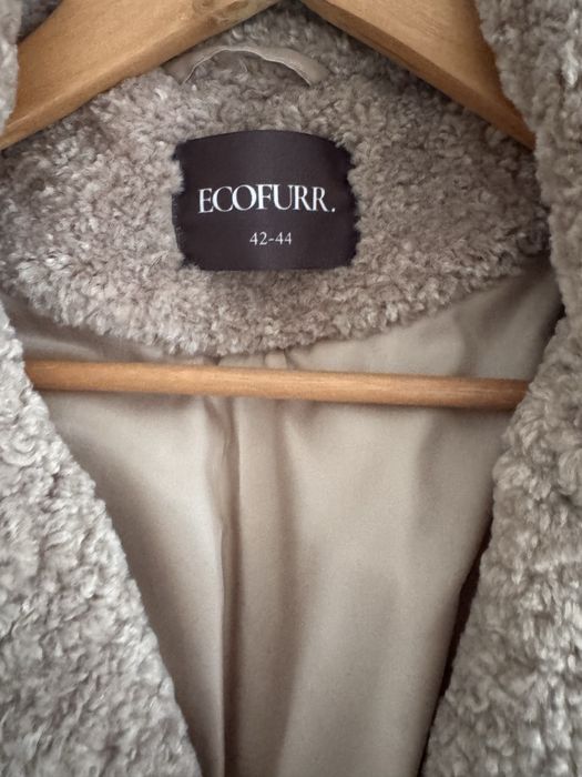 Шуба, искусственная, тедди