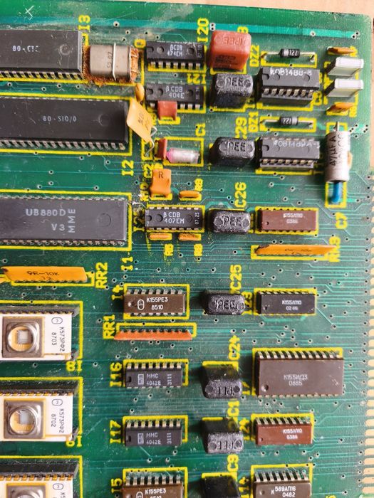Placă de bază / extensie retro Z80 (UB 880D MME) - Colecție / Piese