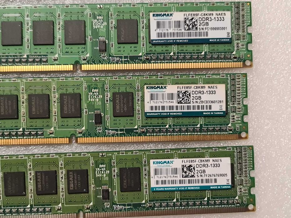 Memorie RAM Kingmax FLFE85F-C8KL9/ C8KM9 NAES 2GB DDR3 1333MHz