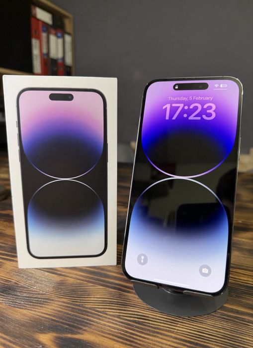 Vand sau schimb , IPhone 14 pro max Deep Purple 128 gb 5 G