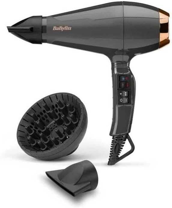 Сешоар за коса BaByliss Air Pro 6719DE с дифузер и AC мотор,  2200 W